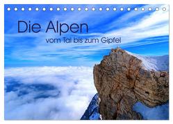 Die Alpen – vom Tal bis zum Gipfel (Tischkalender 2024 DIN A5 quer), CALVENDO Monatskalender von Mosert,  Stefan