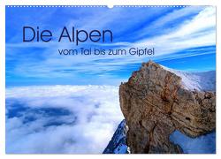 Die Alpen – vom Tal bis zum Gipfel (Wandkalender 2024 DIN A2 quer), CALVENDO Monatskalender von Mosert,  Stefan