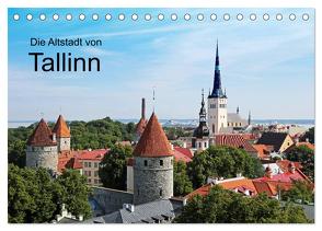 Die Altstadt von Tallinn (Tischkalender 2024 DIN A5 quer), CALVENDO Monatskalender von Eppele,  Klaus