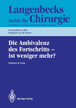 Die Ambivalenz des Fortschritts — ist weniger mehr? von Hartel,  W., Trede,  M.