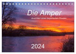 Die Amper – Ansichten eines bayerischen Flusses (Tischkalender 2024 DIN A5 quer), CALVENDO Monatskalender von Bogumil,  Michael