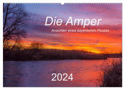 Die Amper – Ansichten eines bayerischen Flusses (Wandkalender 2024 DIN A2 quer), CALVENDO Monatskalender von Bogumil,  Michael