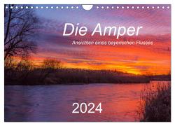 Die Amper – Ansichten eines bayerischen Flusses (Wandkalender 2024 DIN A4 quer), CALVENDO Monatskalender von Bogumil,  Michael