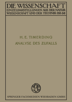 Die Analyse des Zufalls von Timerding,  Heinrich Emil