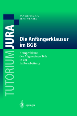 Die Anfängerklausur im BGB von Eltzschig,  Jan, Wenzel,  Jens