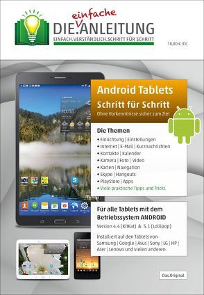 Die.Anleitung für Tablets mit Android 4/5 von Oestreich,  Helmut