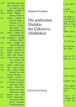 Die arabischen Dialekte der Cukurova (Südtürkei) von Procházka,  Stephan