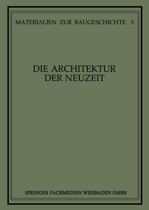 Die Architektur der Neuzeit von Grassnick,  Martin