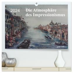 Die Atmosphäre des Impressionismus (hochwertiger Premium Wandkalender 2024 DIN A2 quer), Kunstdruck in Hochglanz von Gänesch,  Isolde