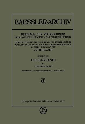 Die Banjangi von Ankermann,  B., Staschewski,  F.
