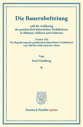 Die Bauernbefreiung von Grünberg,  Karl