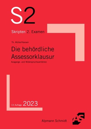 Die behördliche Assessorklausur von Hansen,  Frank, Mueller,  Thomas