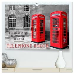Die bekannteste Telefonzelle der Welt – Telephone Booth (hochwertiger Premium Wandkalender 2024 DIN A2 quer), Kunstdruck in Hochglanz von Roder,  Peter