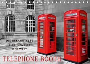 Die bekannteste Telefonzelle der Welt – Telephone Booth (Tischkalender 2019 DIN A5 quer) von Roder,  Peter