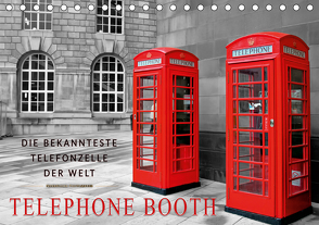 Die bekannteste Telefonzelle der Welt – Telephone Booth (Tischkalender 2021 DIN A5 quer) von Roder,  Peter