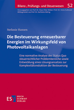 Die Besteuerung erneuerbarer Energien im Wirkungsfeld von Photovoltaikanlagen von Hansen,  Stefanie