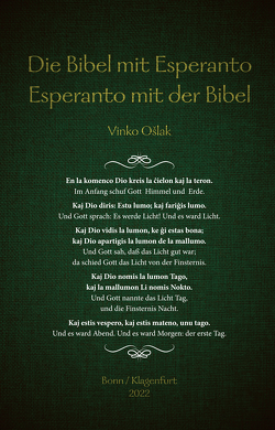Die Bibel mit Esperanto – Esperanto mit der Bibel von Oslak,  Vinko