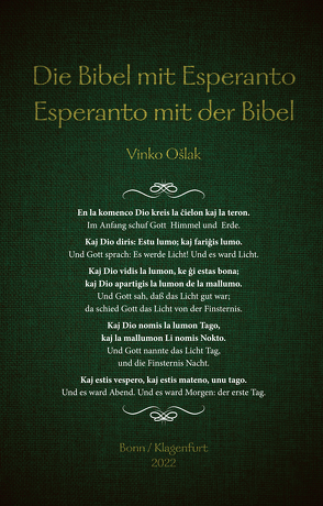 Die Bibel mit Esperanto – Esperanto mit der Bibel von Oslak,  Vinko