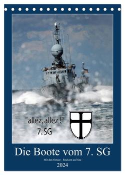 Die Boote vom 7. SG (Tischkalender 2024 DIN A5 hoch), CALVENDO Monatskalender von Harhaus,  Helmut
