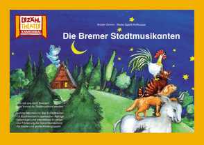 Die Bremer Stadtmusikanten / Kamishibai Bildkarten von Grimm Brüder, Speck-Kafkoulas,  Beate