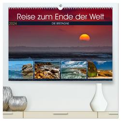 Die Bretagne – Eine Reise zum Ende der Welt (hochwertiger Premium Wandkalender 2024 DIN A2 quer), Kunstdruck in Hochglanz von Probst,  Helmut