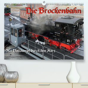 Die Brockenbahn – Mit Volldampf durch den Harz (Premium, hochwertiger DIN A2 Wandkalender 2020, Kunstdruck in Hochglanz) von Berg,  Martina