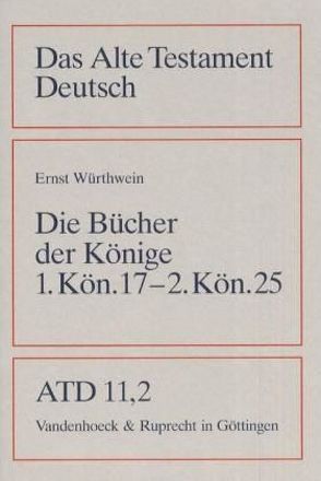 Die Bücher der Könige II von Kaiser,  Otto, Kratz,  Reinhard Gregor, Weiser,  Artur, Würthwein,  Ernst