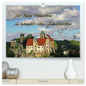 Die Burg Hohnstein im Wandel der Jahreszeiten (hochwertiger Premium Wandkalender 2024 DIN A2 quer), Kunstdruck in Hochglanz von Jentzsch,  Norbert