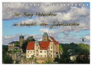 Die Burg Hohnstein im Wandel der Jahreszeiten (Tischkalender 2024 DIN A5 quer), CALVENDO Monatskalender von Jentzsch,  Norbert