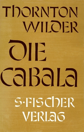 Die Cabala von Herlitschka,  Herberth E., Wilder,  Thornton