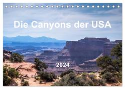 Die Canyons der USA (Tischkalender 2024 DIN A5 quer), CALVENDO Monatskalender von MIBfoto,  MIBfoto