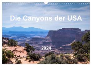 Die Canyons der USA (Wandkalender 2024 DIN A3 quer), CALVENDO Monatskalender von MIBfoto,  MIBfoto