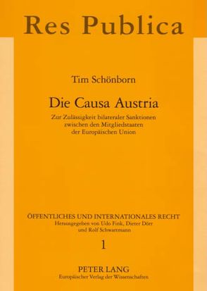Die Causa Austria von Schönborn,  Tim
