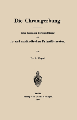 Die Chromgerbung von Hegel,  S.