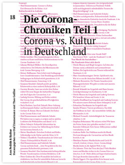 Die Corona-Chroniken Teil 1 – Corona vs. Kultur in Deutschland von Schulz,  Gabriele, Zimmermann,  Olaf