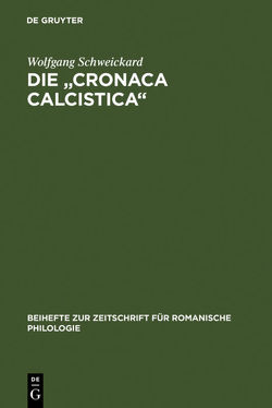 Die „cronaca calcistica“ von Schweickard,  Wolfgang