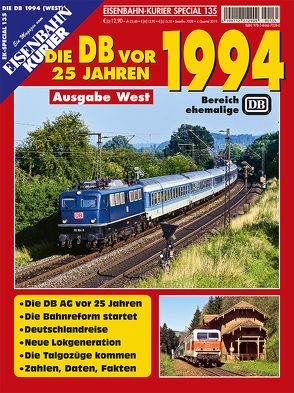 Die DB vor 25 Jahren – 1994 Ausgabe West