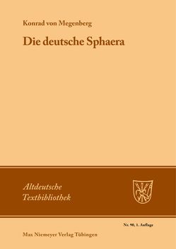Die Deutsche Sphaera von Brevart,  Francis B., Konrad von Megenberg