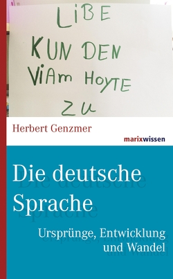 Die deutsche Sprache von Genzmer,  Herbert