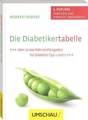 Die Diabetikertabelle von Heseker,  Beate, Heseker,  Helmut