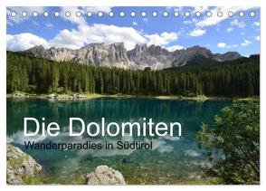 Die Dolomiten – Wanderparadies in Südtirol (Tischkalender 2024 DIN A5 quer), CALVENDO Monatskalender von Barig,  Joachim