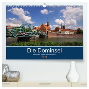 Die Dominsel – Historisches Zentrum der Stadt Breslau (hochwertiger Premium Wandkalender 2024 DIN A2 quer), Kunstdruck in Hochglanz von LianeM,  LianeM