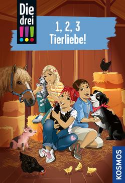 Die drei !!!, 1, 2, 3 Tierliebe! (drei Ausrufezeichen) von Biber,  Ina, Heger,  Ann-Katrin, Wich,  Henriette