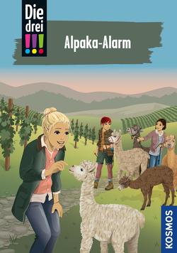 Die drei !!!, 101, Alpaka-Alarm (drei Ausrufezeichen) von Biber,  Ina, Sol,  Mira