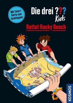 Die drei ??? Kids, Rettet Rocky Beach (drei Fragezeichen Kids) von Blanck,  Ulf, Pfeiffer,  Boris, Schmidt,  Kim