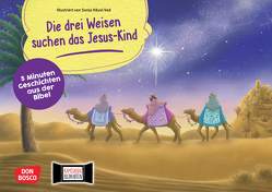 Die drei Weisen suchen das Jesus-Kind. Kamishibai Bildkartenset von Häusl-Vad,  Sonja, Hebert,  Esther, Rensmann,  Gesa