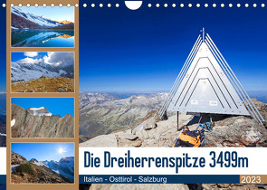 Die Dreiherrenspitze 3499m (Wandkalender 2023 DIN A4 quer) von Kramer,  Christa