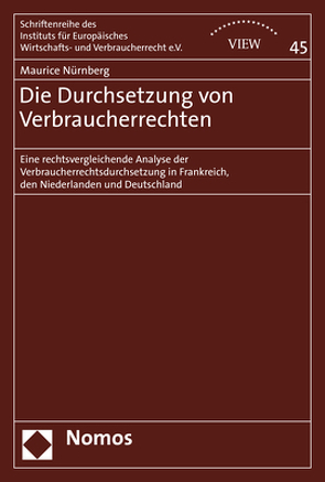 Die Durchsetzung von Verbraucherrechten von Nürnberg,  Maurice