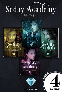 Sammelband der erfolgreichen Fantasy-Serie „Seday Academy“ Band 5-8 (Seday Academy) von Kratt,  Karin