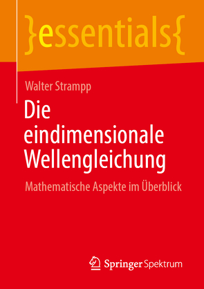 Die eindimensionale Wellengleichung von Strampp,  Walter